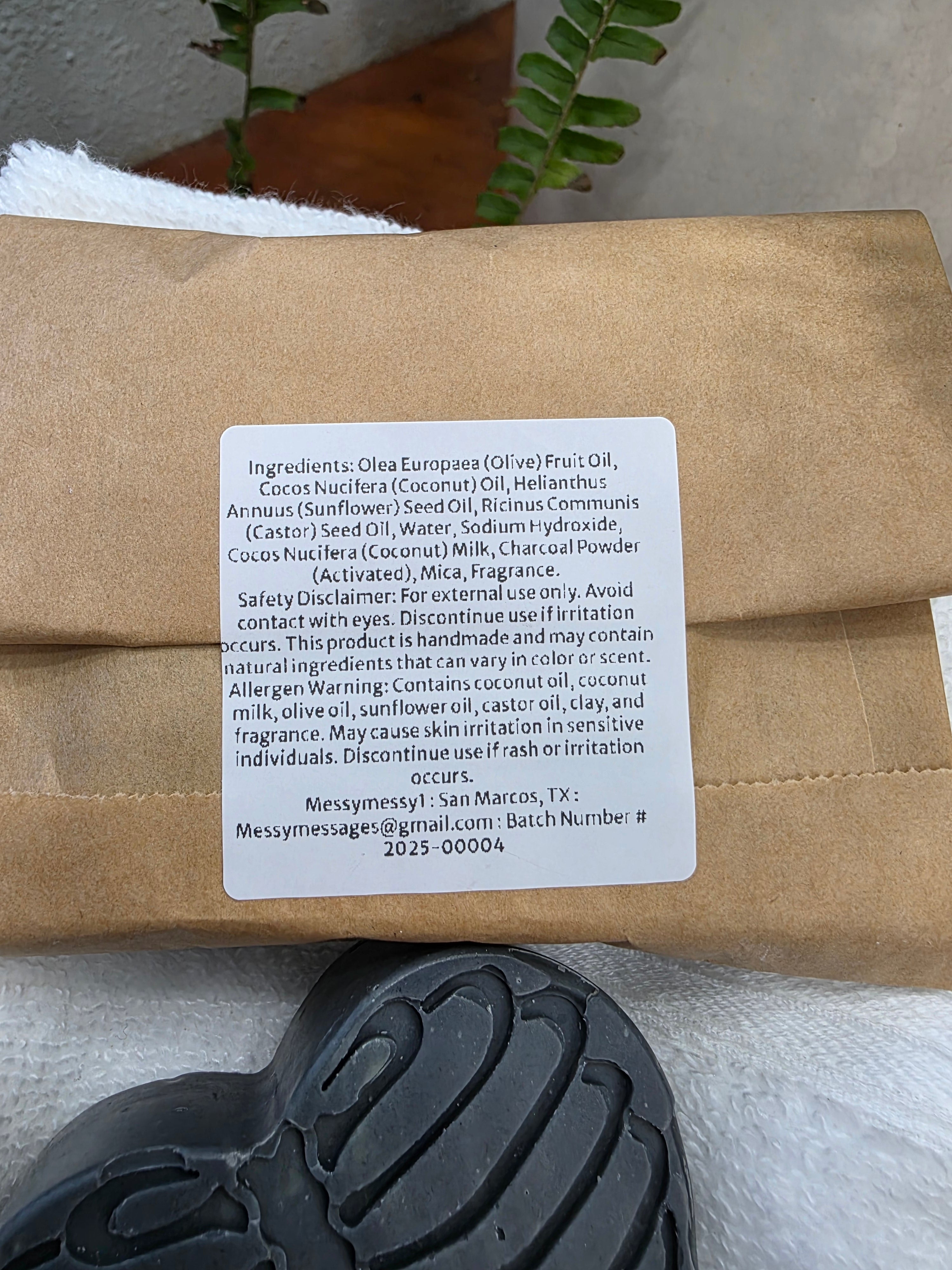 Evergreen Charcoal Heart Bar