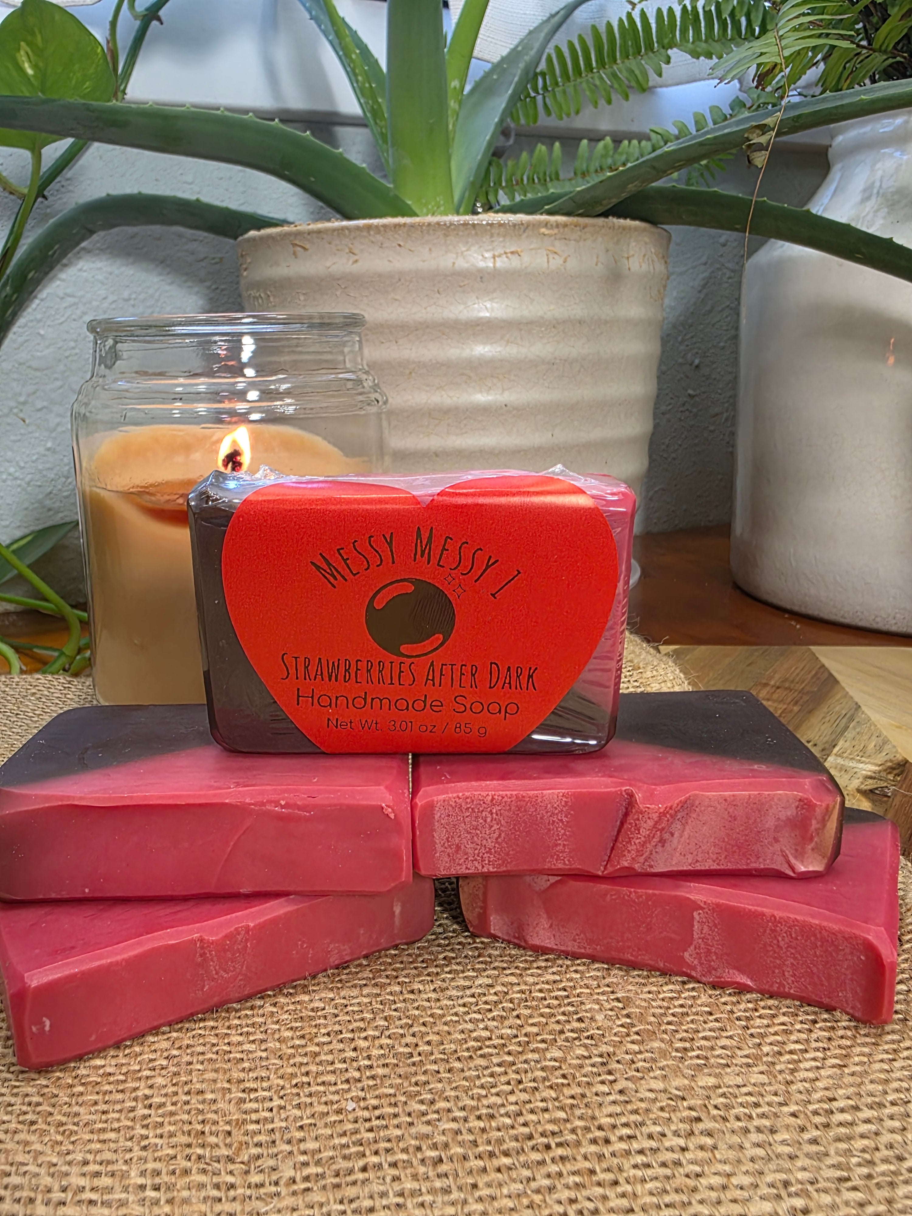 Strawberries After Dark Soap Bar