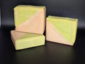 Eucalyptus Breeze - a handcrafted cold process soap made in small batches with a fresh eucalyptus and spearmint scent and a clean, spa-inspired design