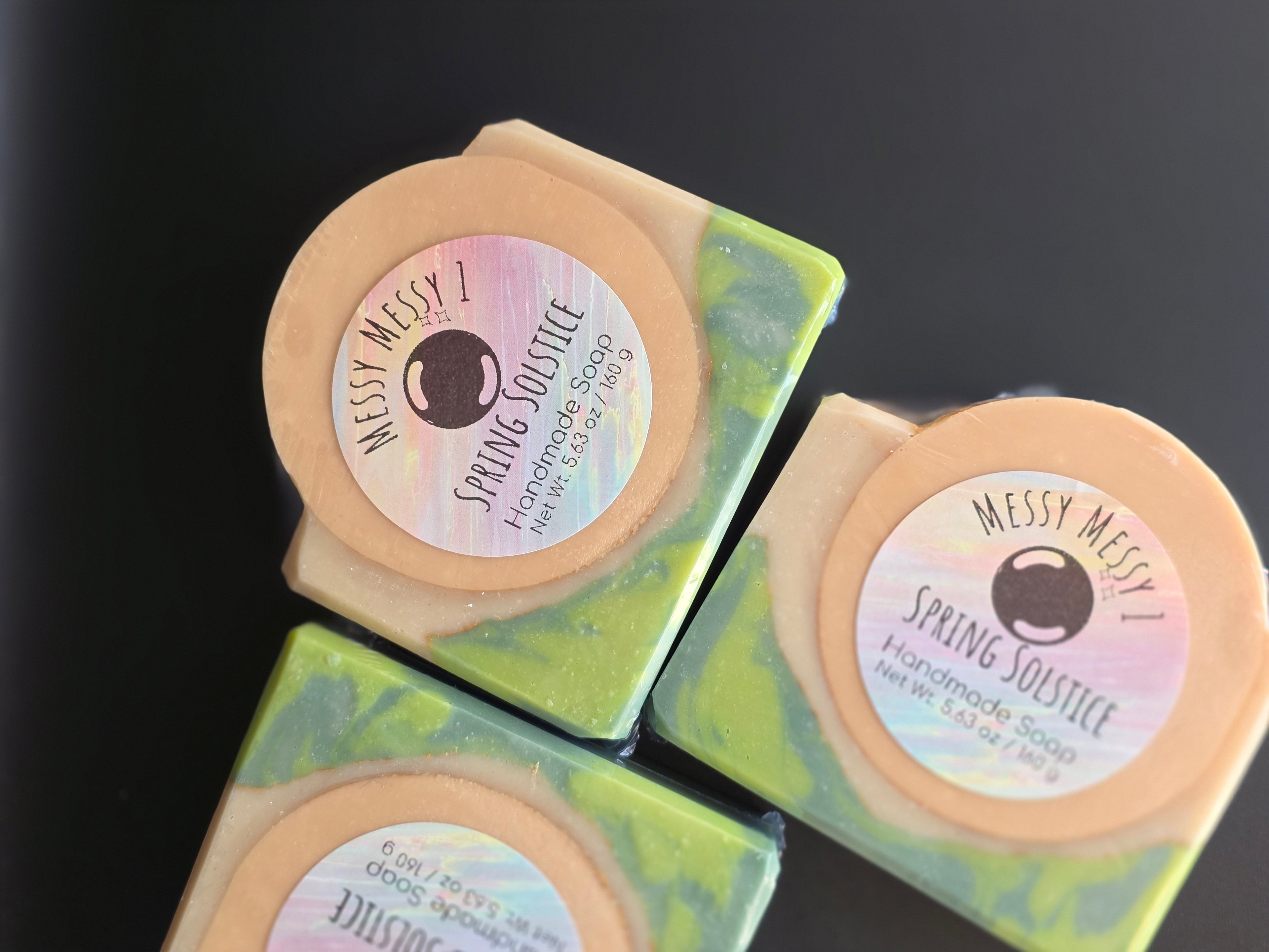 Spring Solstice - Handmade Cold Process Soap with a fresh Lemon - Lavender scent