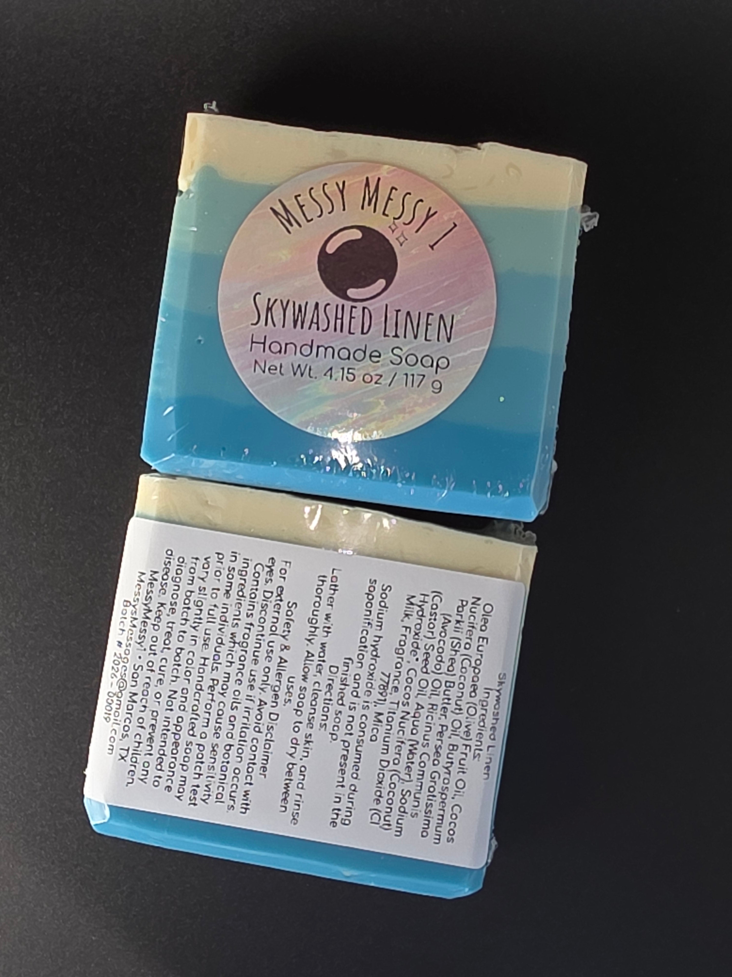 Skywashed Linen - Handmade Cold Process Soap