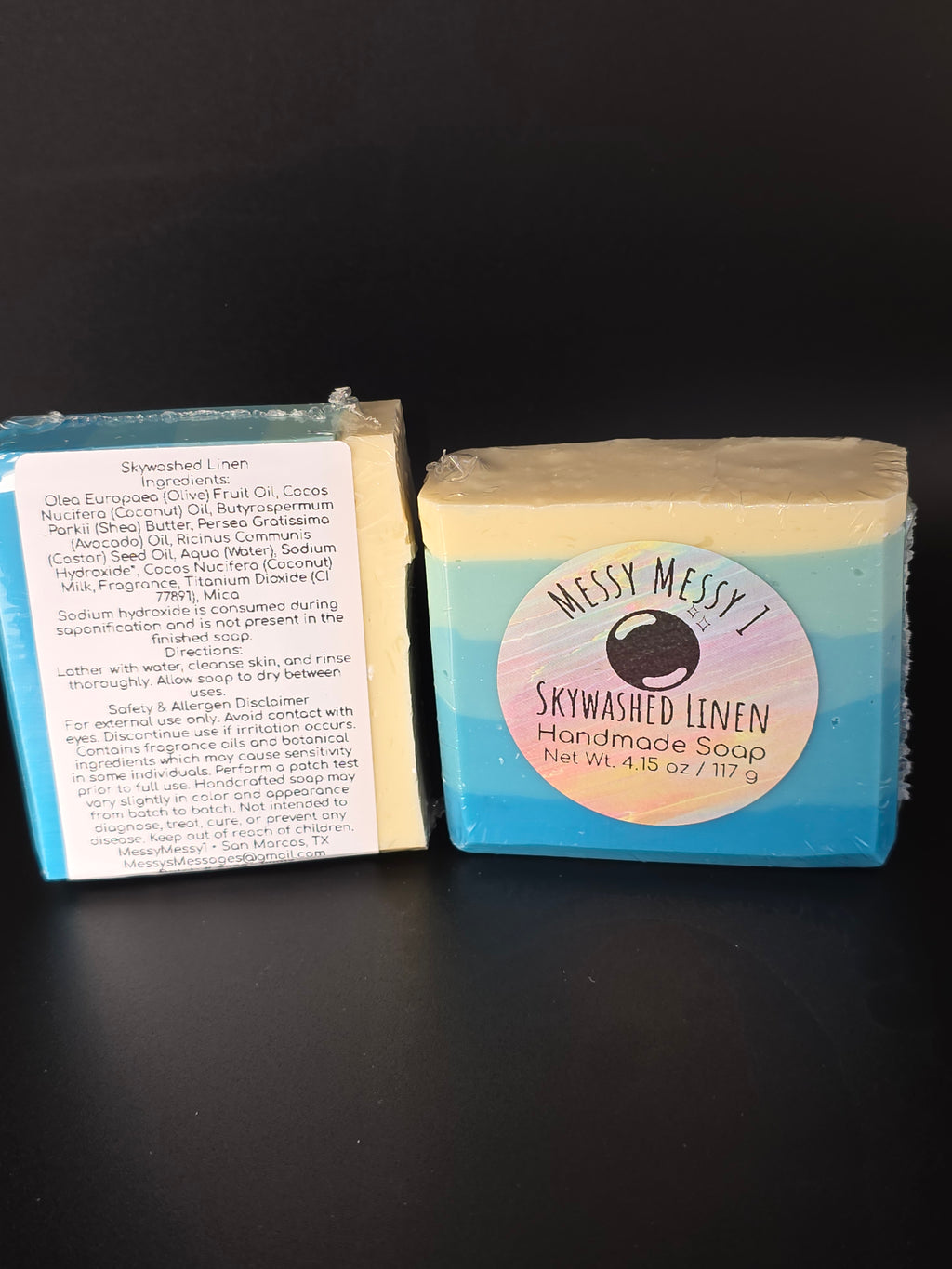 Skywashed Linen - Handmade Cold Process Soap